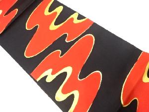 アンティーク　ヱ霞模様織出し袋帯（材料）